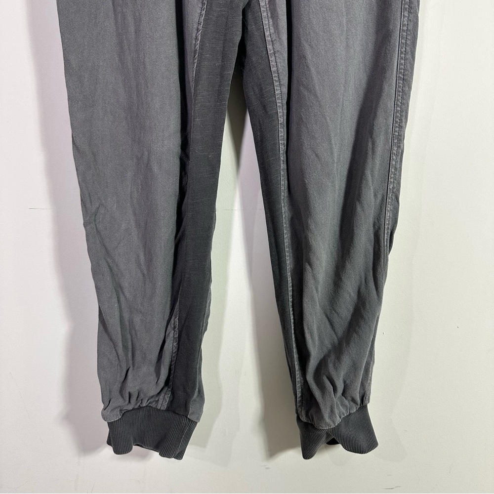 Splendid Dark Gray Lightweight Drawstring Jogger … - image 3